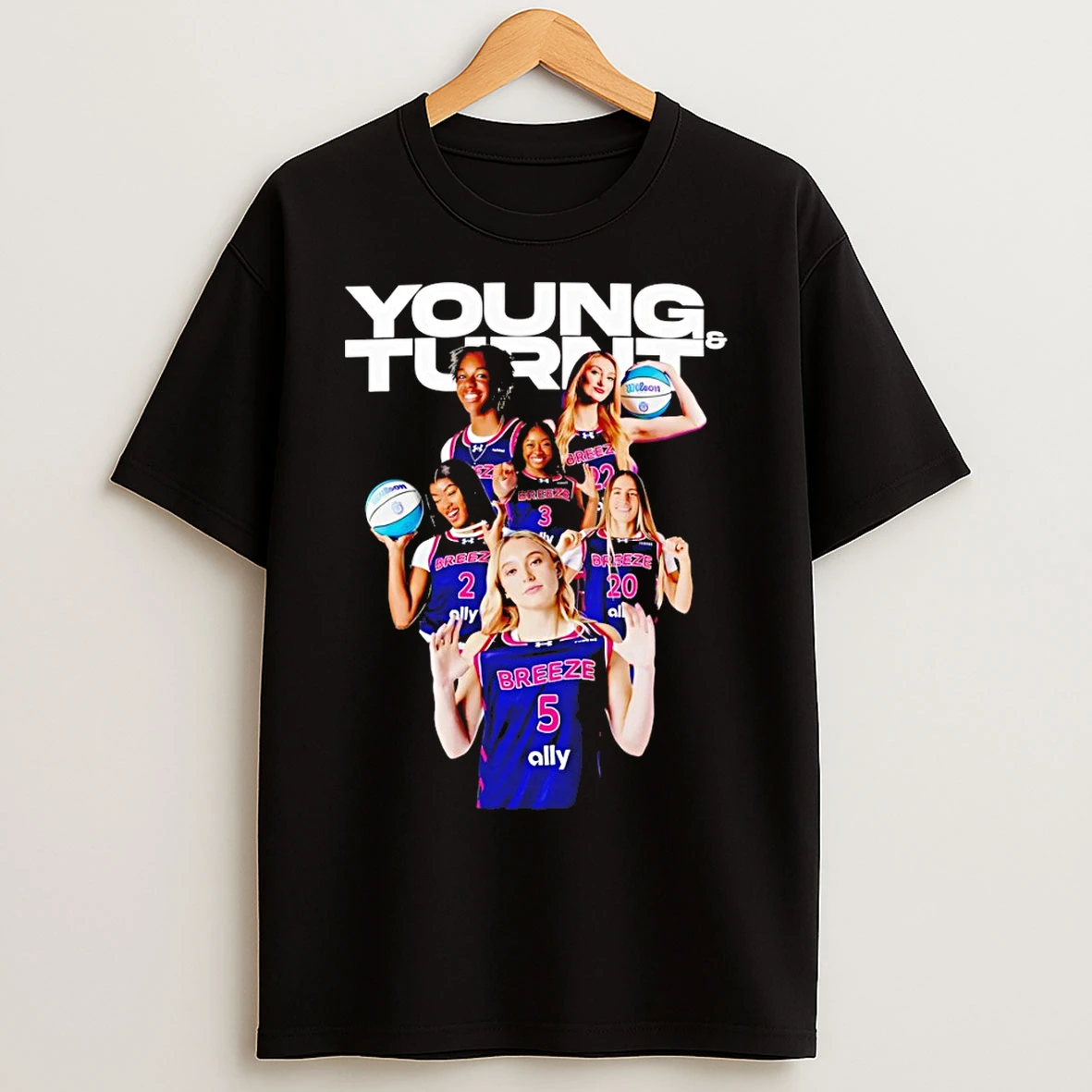 Classic Young And Turnt Breeze Basketball Unrivaled Sgg Hoops Paige Bueckers T Shirts