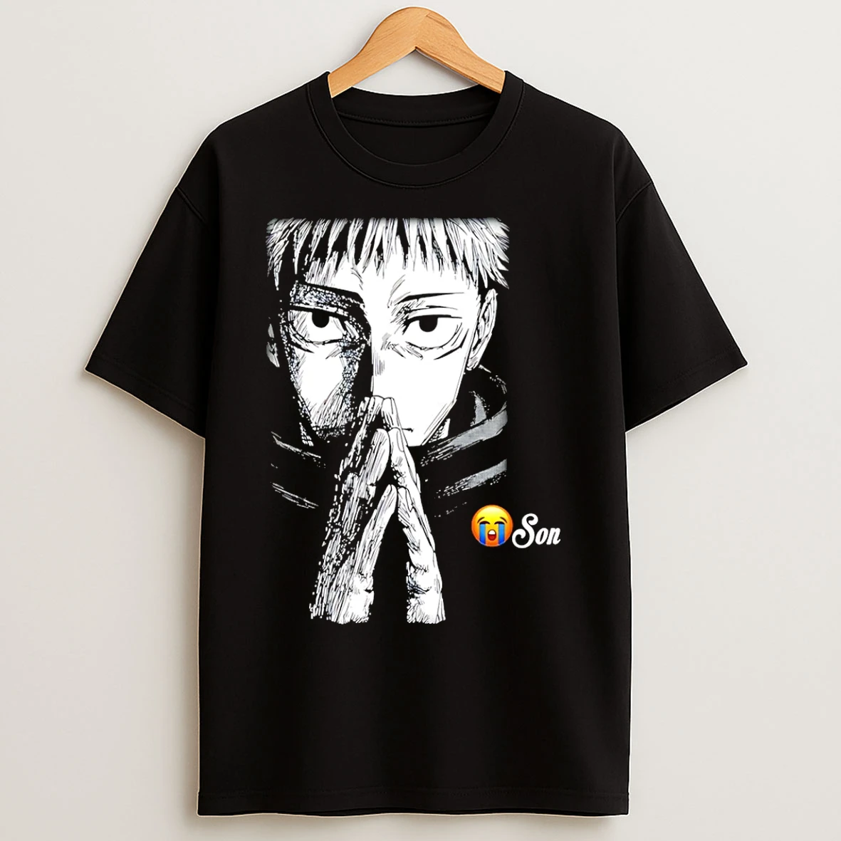 Classic Yuji Cryin Yuji Itadori Anime T Shirts