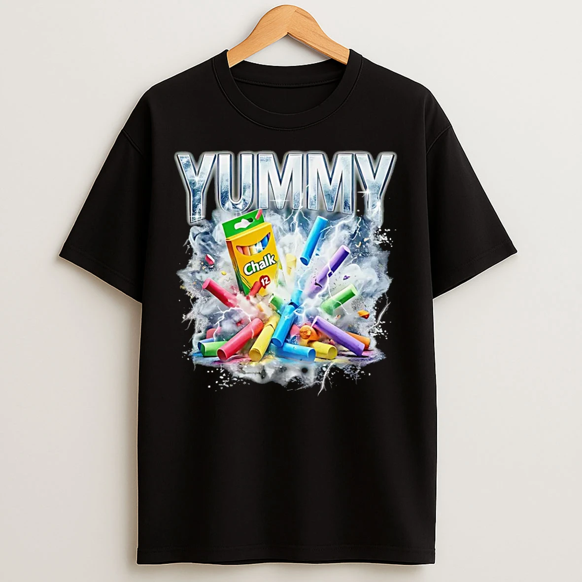 Classic Yummy Chalk Vintage Rap T Shirts