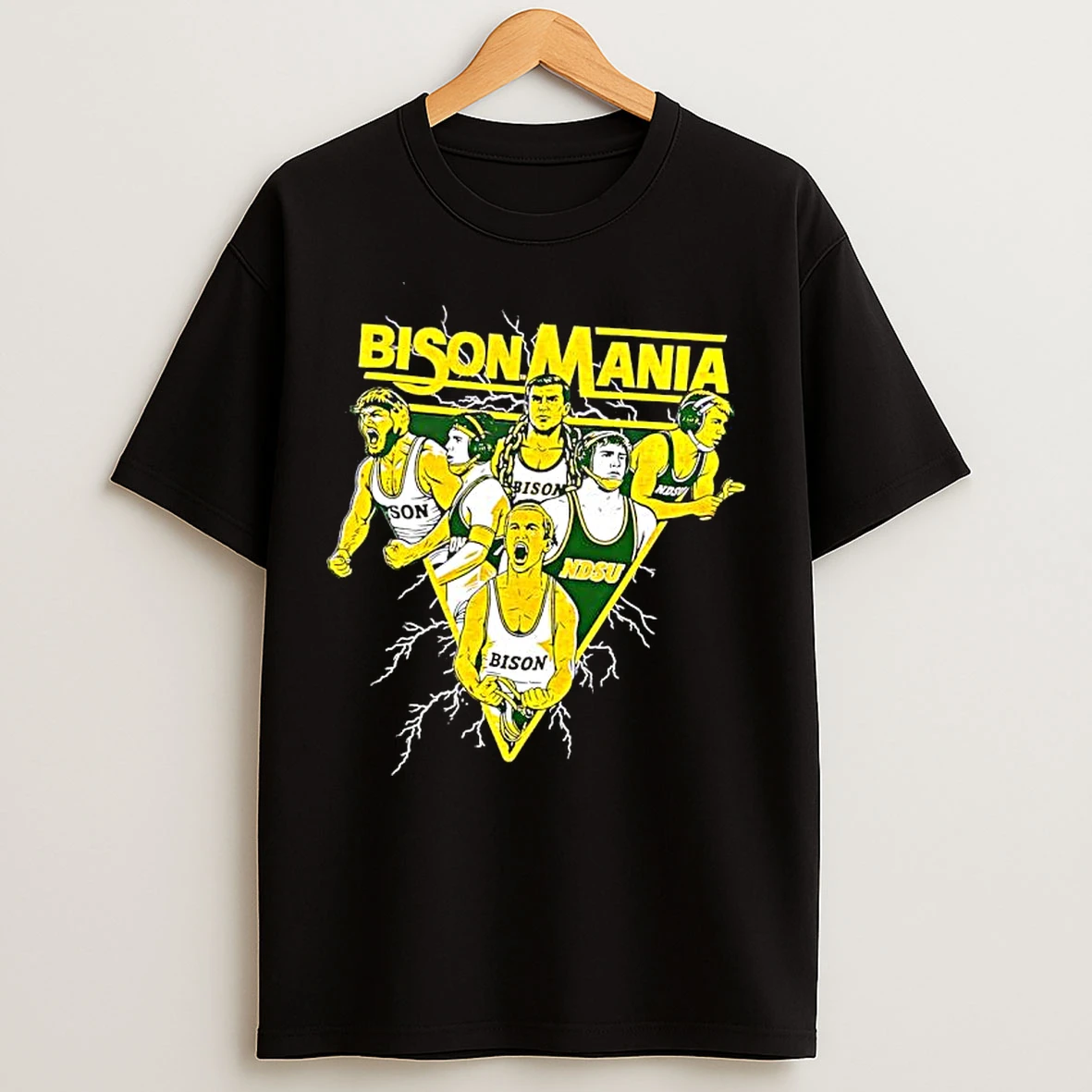 Classic Orth Dakota State University Ndsu Bison Mania T Shirts
