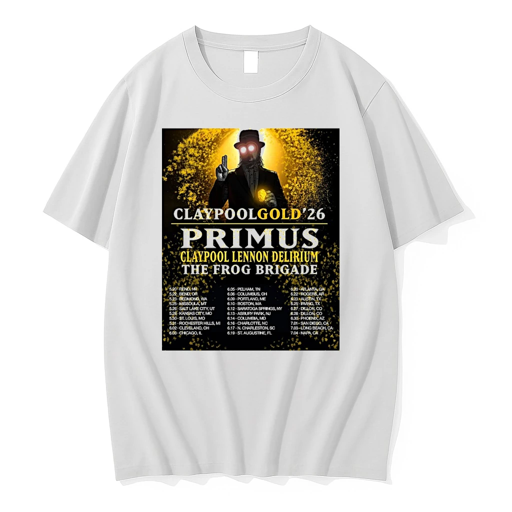 Claypool Gold 26 Primus Claypool Lennon Delirium The Frog Brigade Shirts