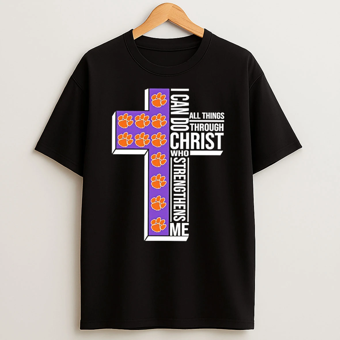 Clemson Womens Basketball I Can All Things Do Through Christ Who Strengthens Me Shirts