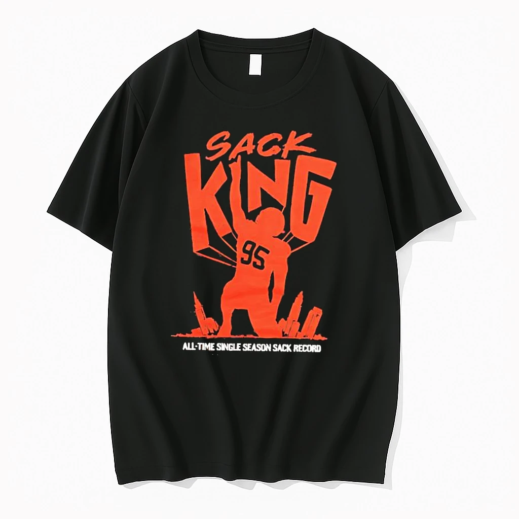 Cleveland Browns Myles Garrett Sack King All Time Single Season Sack Record Shirts