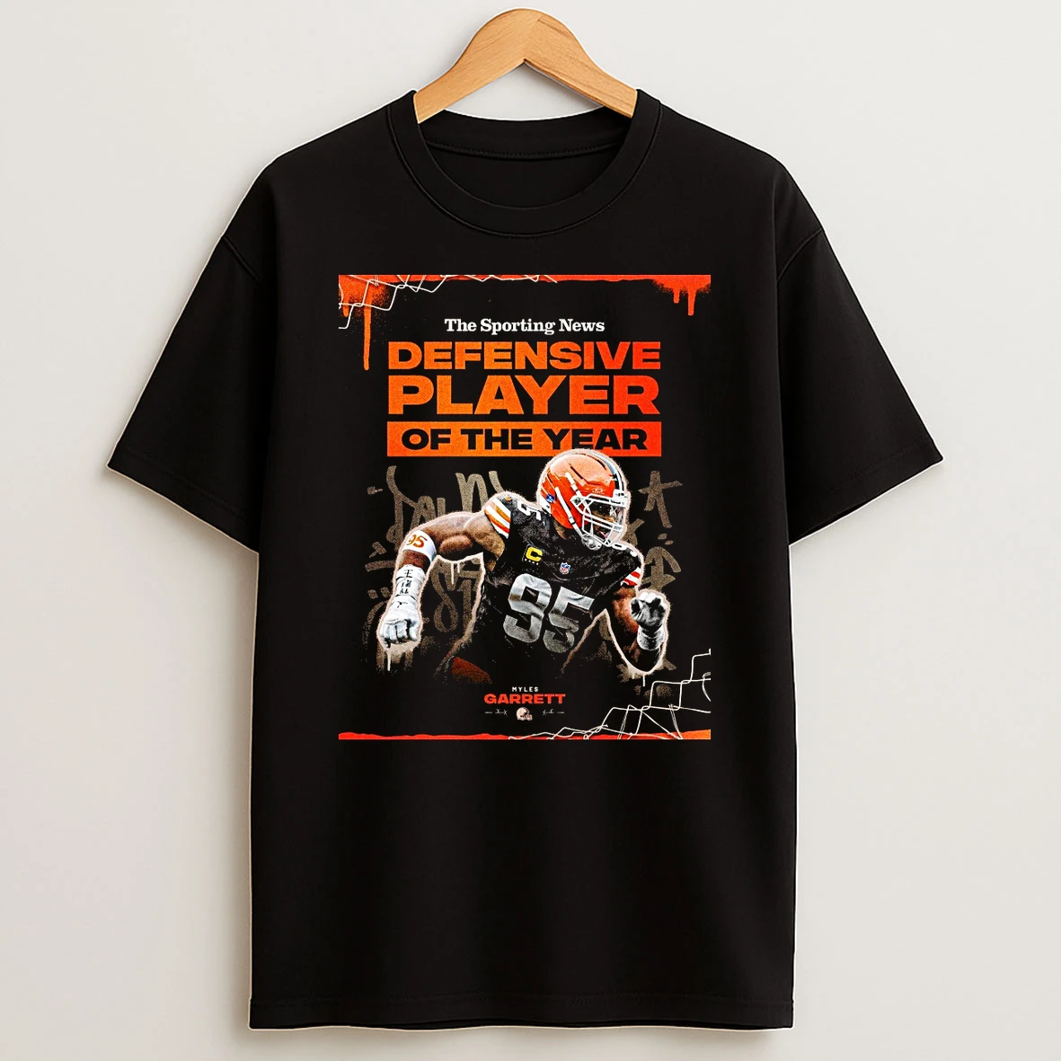 Cleveland Browns The Sporting News Defensive Player Of The Year Myles Garrett Shirts