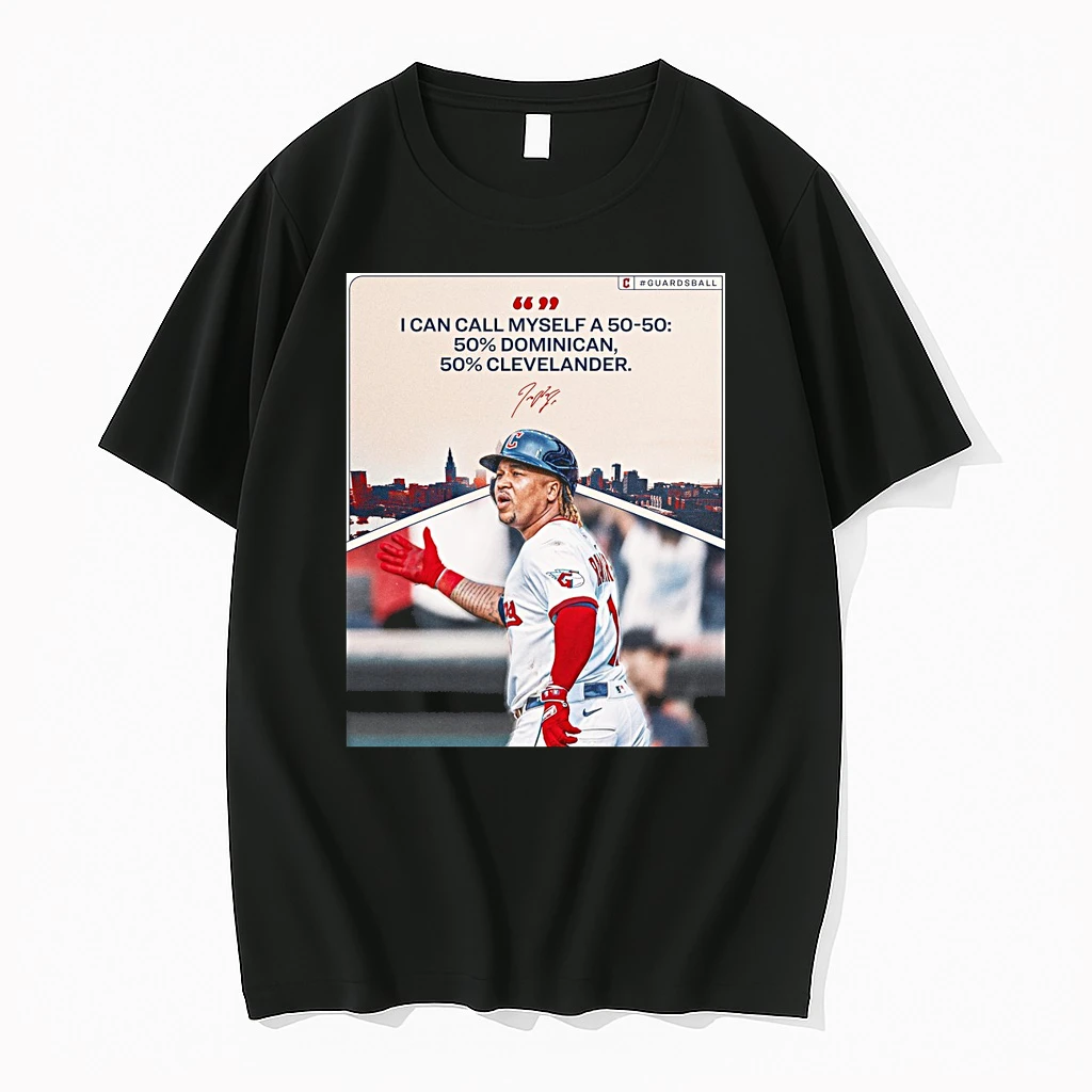Cleveland Guardians I Can Call Myself A 50 50 50 Dominican 50 Clevelander Signature Shirts