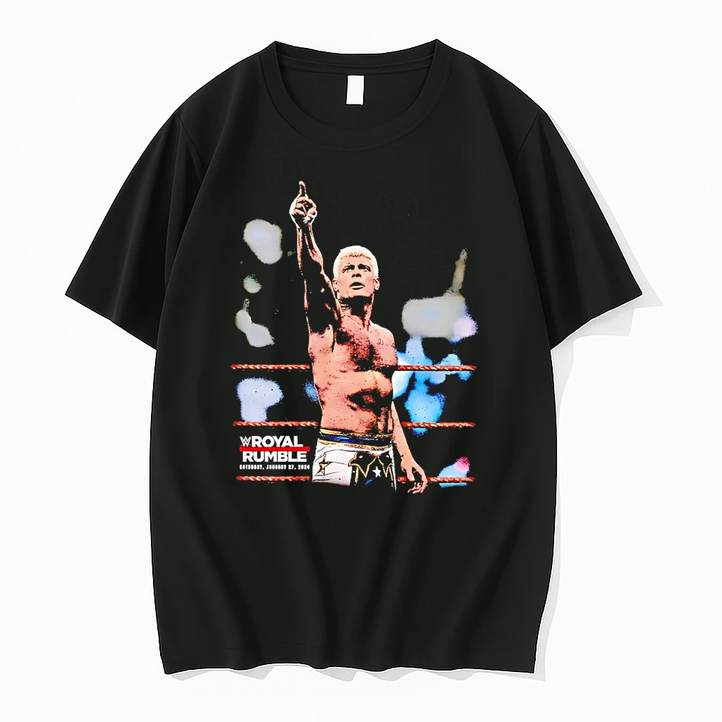 Cody Rhodes Royal Rumble 2024 Boxy Shirts