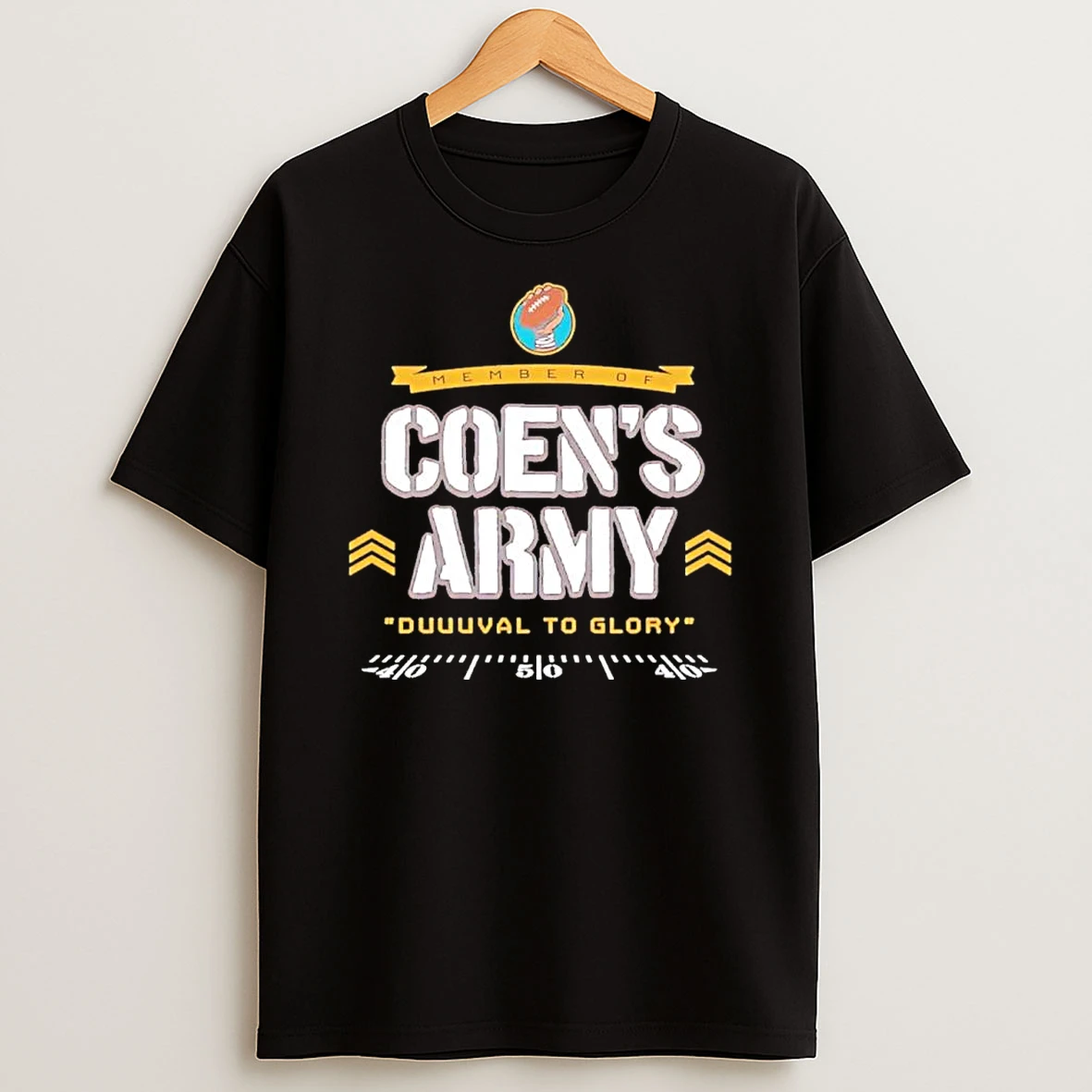 Coens Army Jacksonville Football Division Champs Shirts