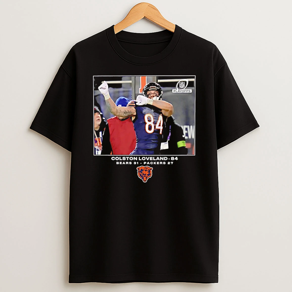 Colston Loveland 84 Bears 31 27 Packers 2026 Nfl Player Moment Shirts