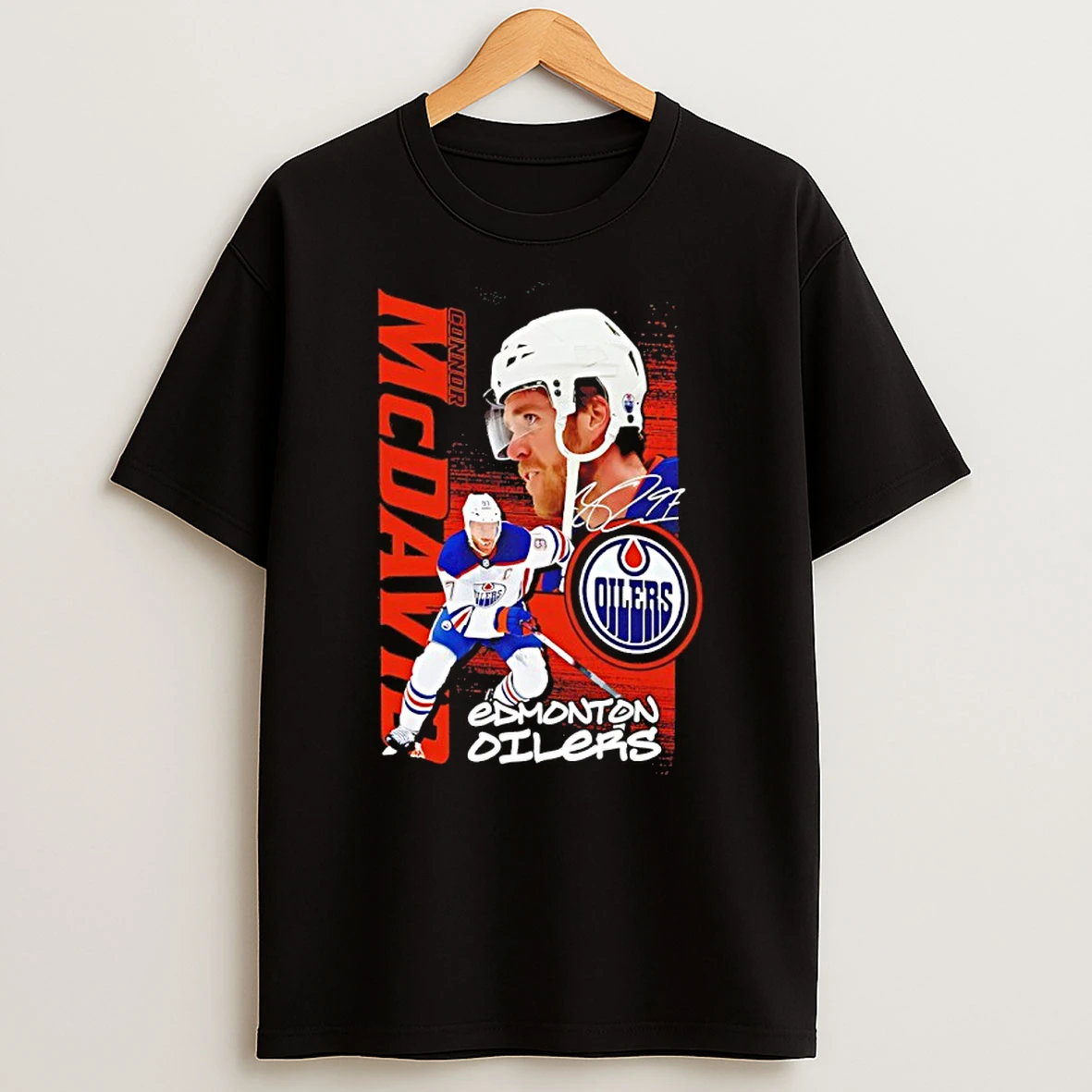 Connor Mcdavid Edmonton Oilers Playmaker Autographed Shirts