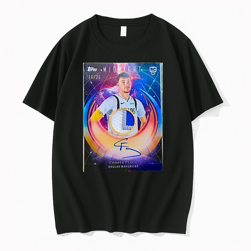 Cooper Flagg Dallas Mavericks Midnights Topps Signature Card Shirts