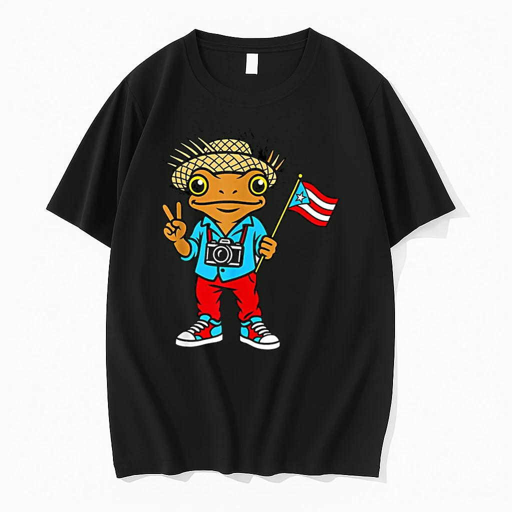 Coqui Frog Puerto Rico Flag Taino Boricua Shirts