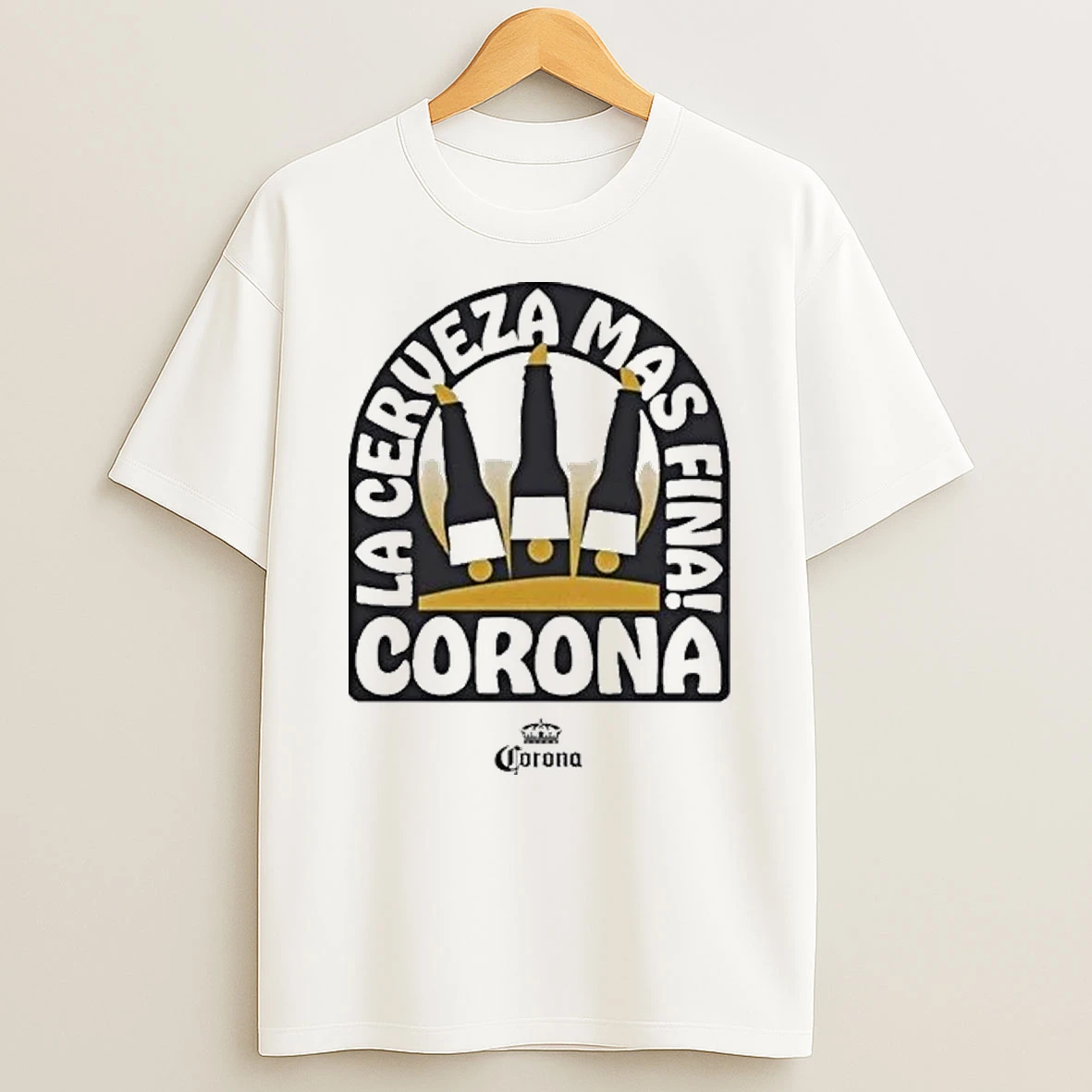 Corona La Cerveza Mas Fina Beach Bum Shirts