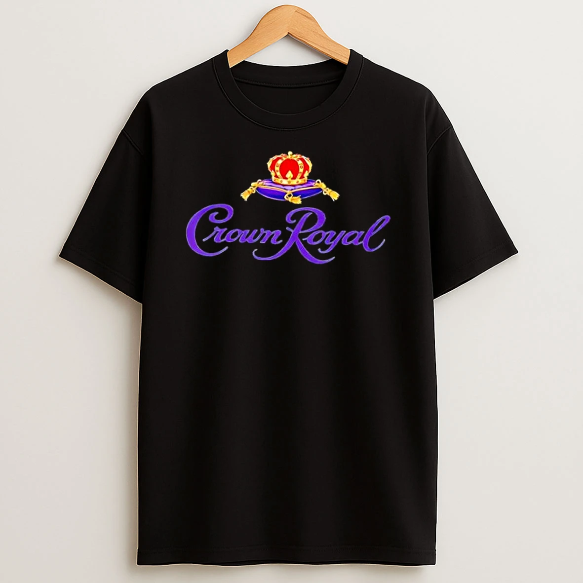 Crown Royal Crown On Purple Pillow Alcohol Brand Logo Shirts