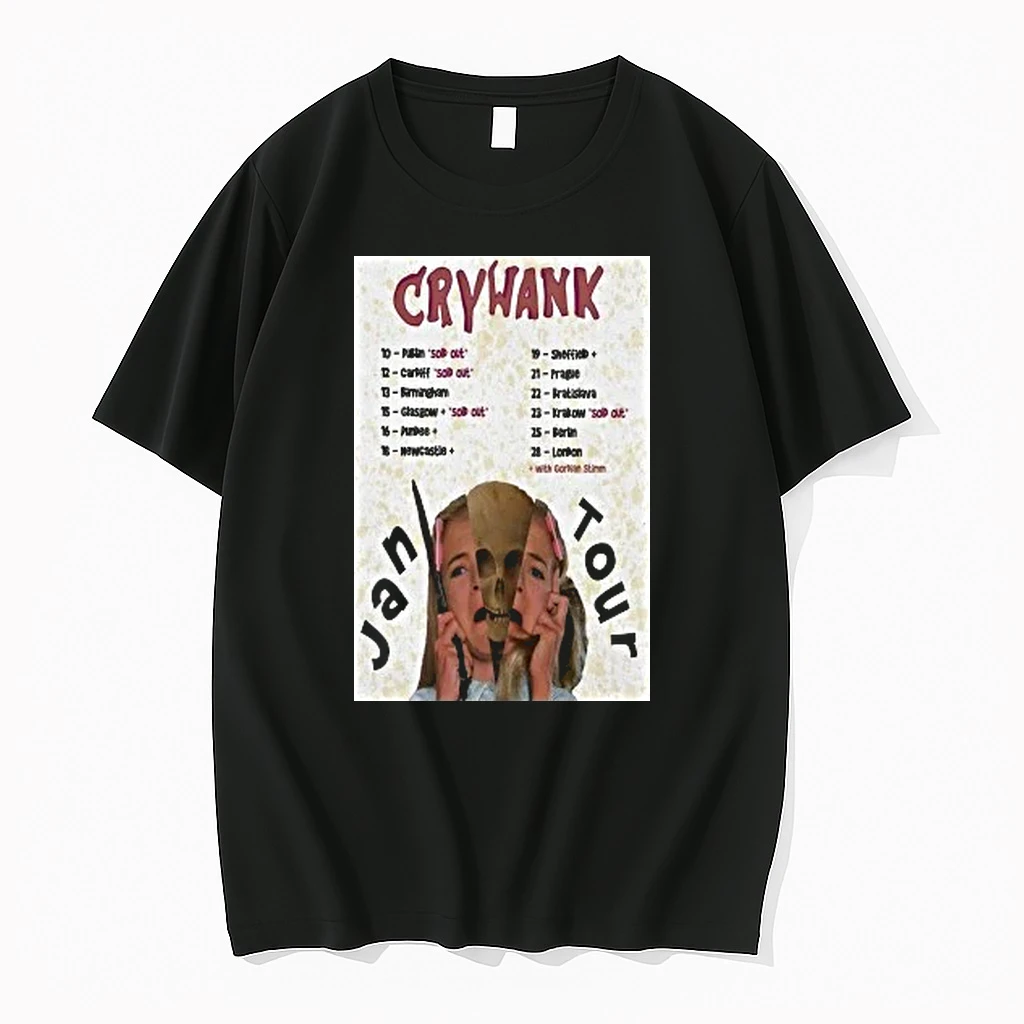 Crywank Tour January 2026 Shows Shirts