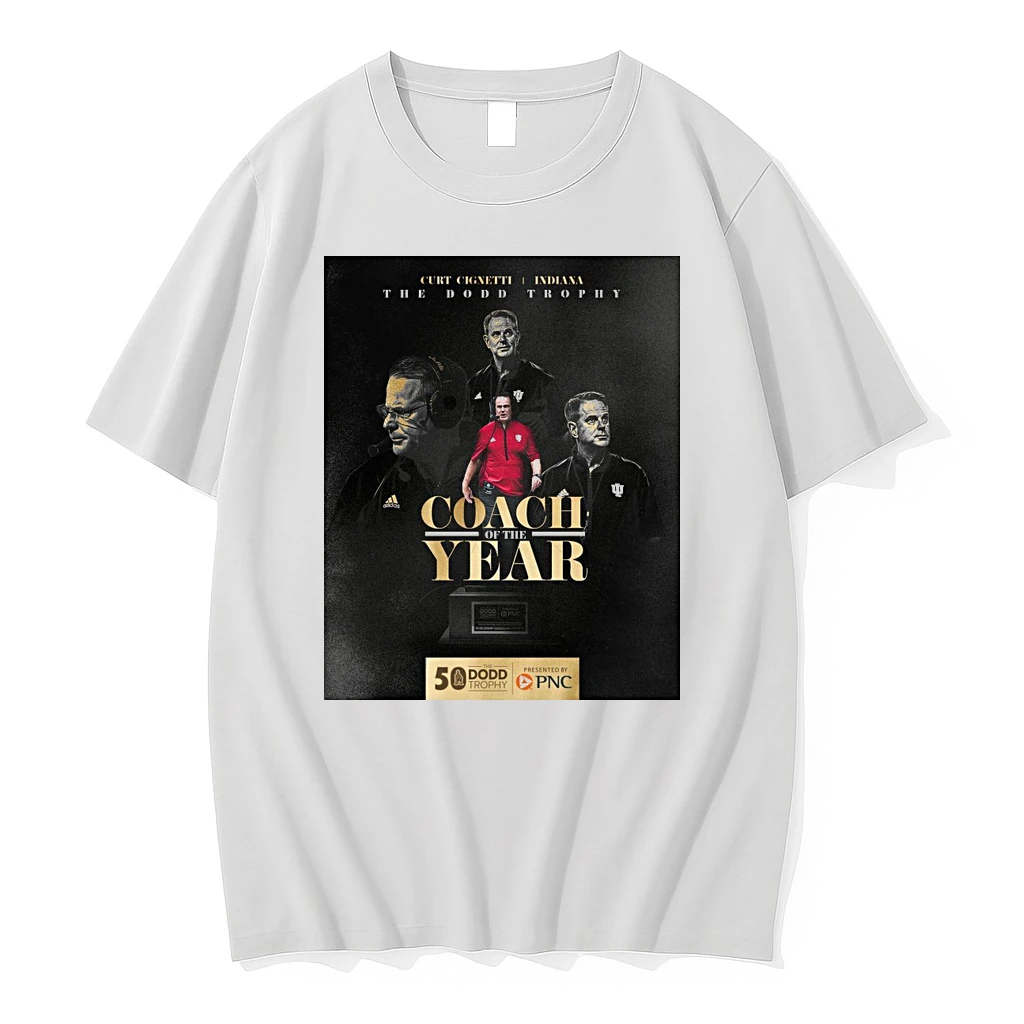 Curt Cignetti Indiana 2025 The Dodd Trophy Coach Of The Year Shirts