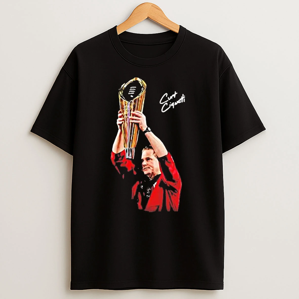 Curt Cignetti Celebration Trophy Google Me National Champions Shirts