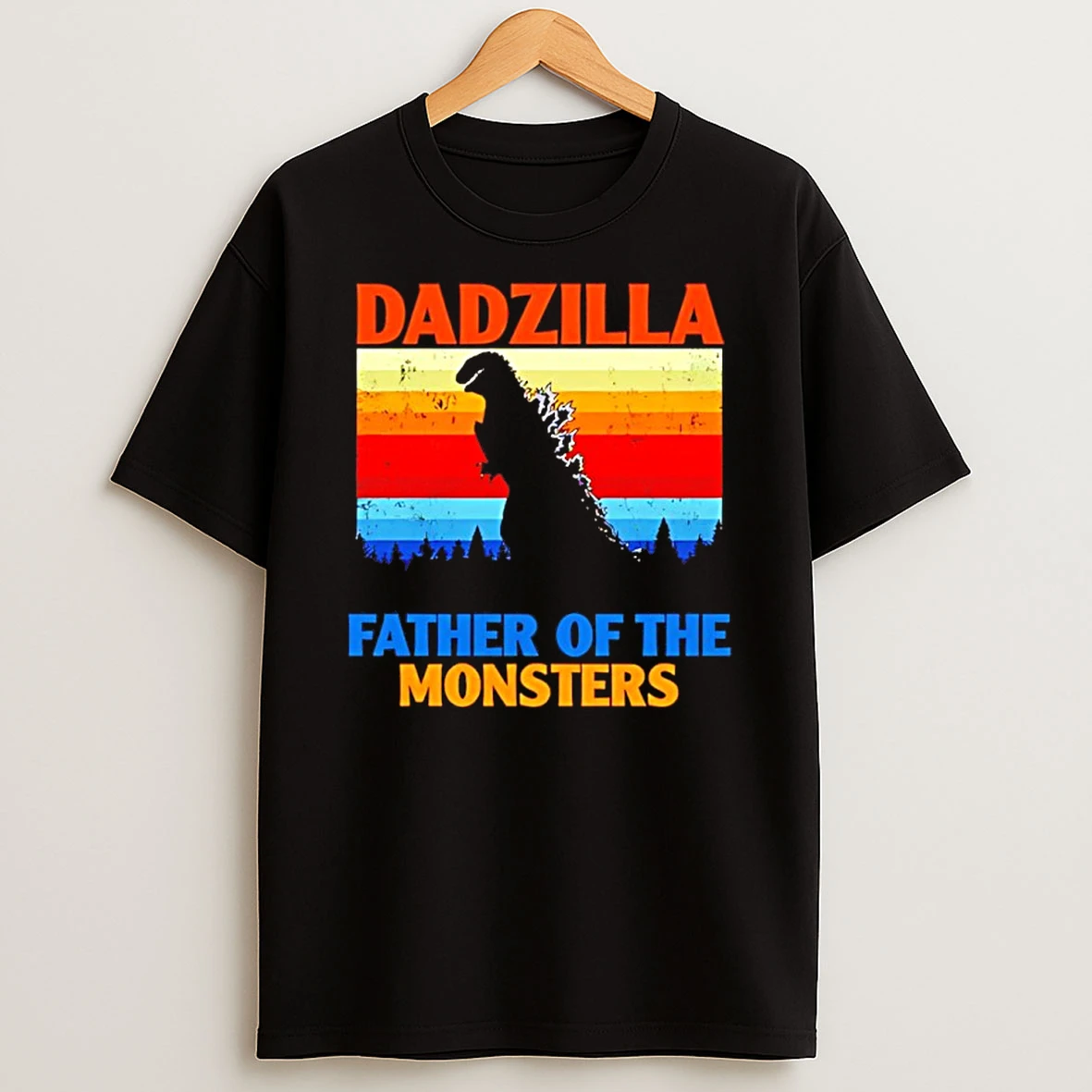 Dadzilla Father Of The Monsters Vintage Shirts