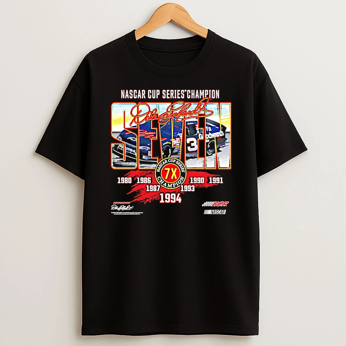 Dale Earnhardt Nascar Cup Series Champion 7x Signature Shirts
