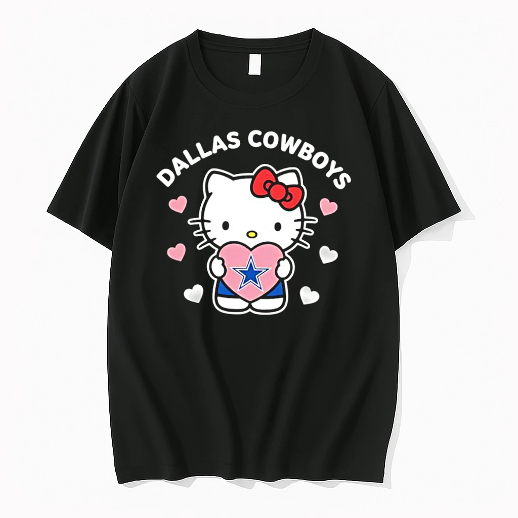 Dallas Cowboys Hello Kitty Valentine Cute 2026 Shirts