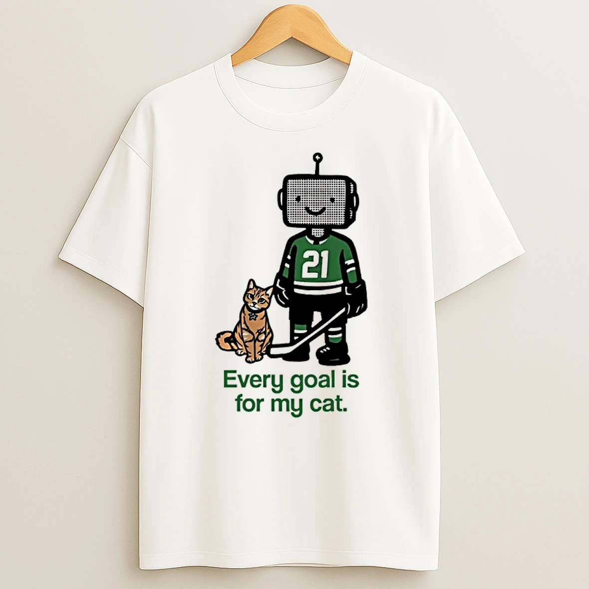 Dallas Stars Jason Robertson Every Goal Is For My Cat Shirts