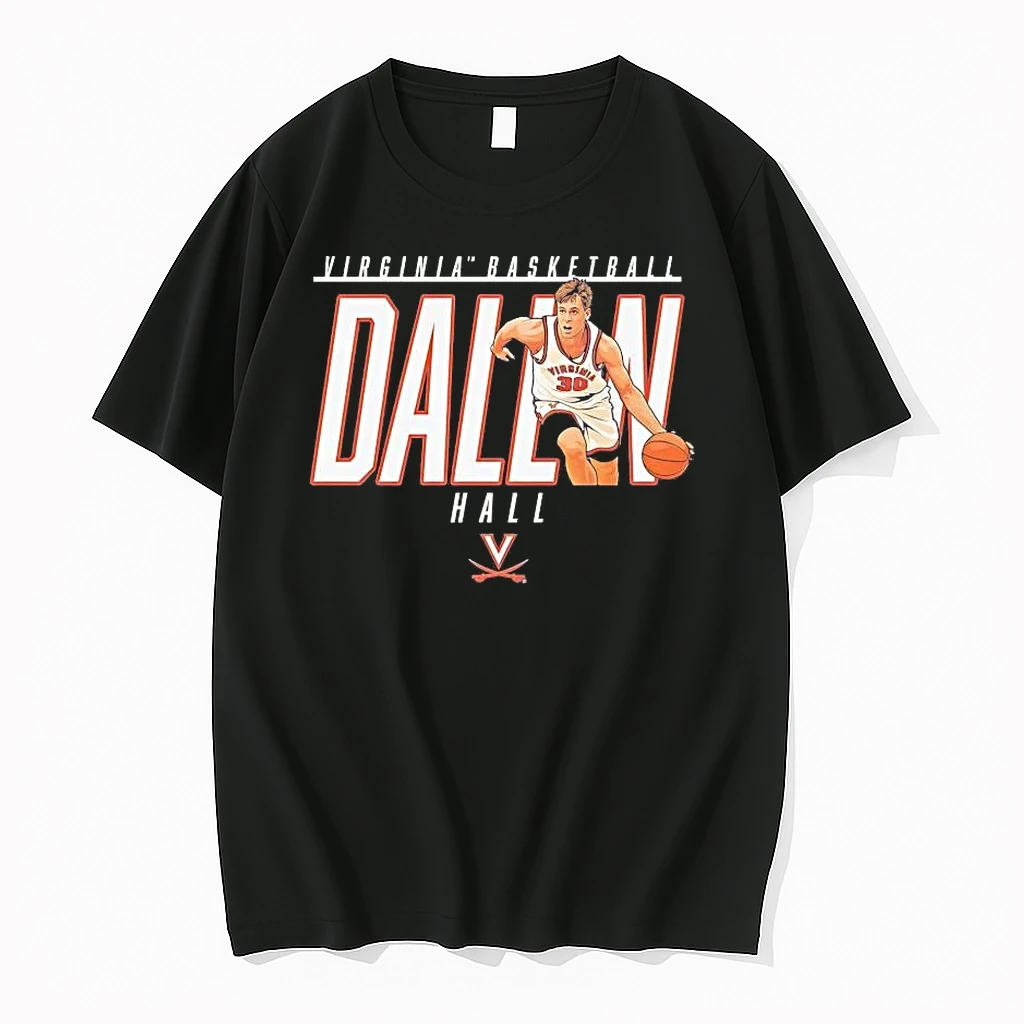 Dallin Hall Illustrated Post Moves Virginia Basketball Shirts