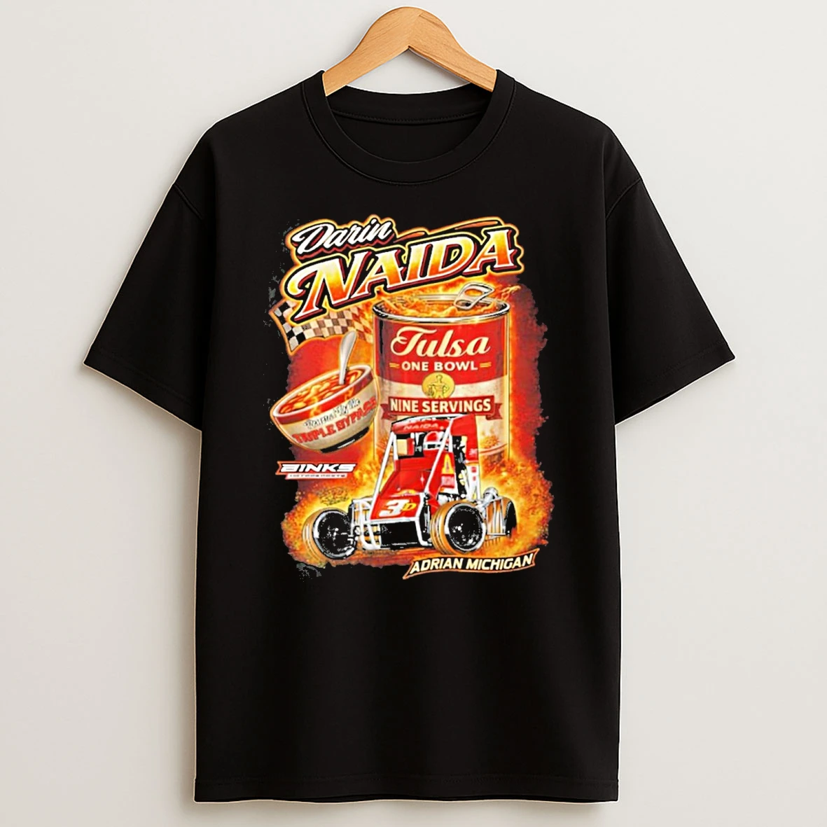 Darin Naida Tulsa One Bowl Nine Servings 2026 Chili Bowl Soup Run Shirts