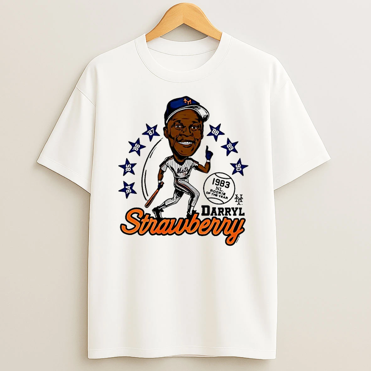 Darryl Strawberry New York Mets Caricatures Shirts