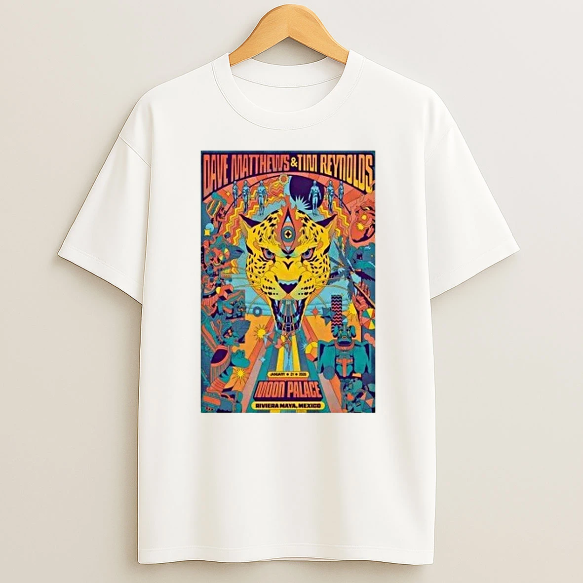Dave Matthews And Tim Reynolds Riviera Maya Mexico 1 21 2026 Shirts