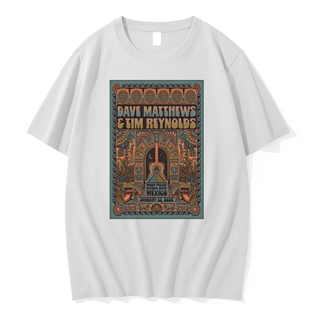 Dave Matthews And Tim Reynolds Riviera Maya Mexico 1 22 2026 Shirts