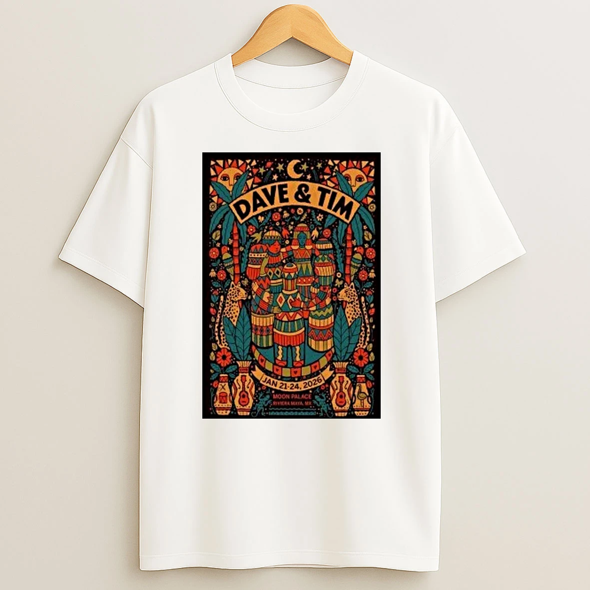 Dave Matthews Tim Reynolds Jan 21 24 2026 Riviera Maya Shirts