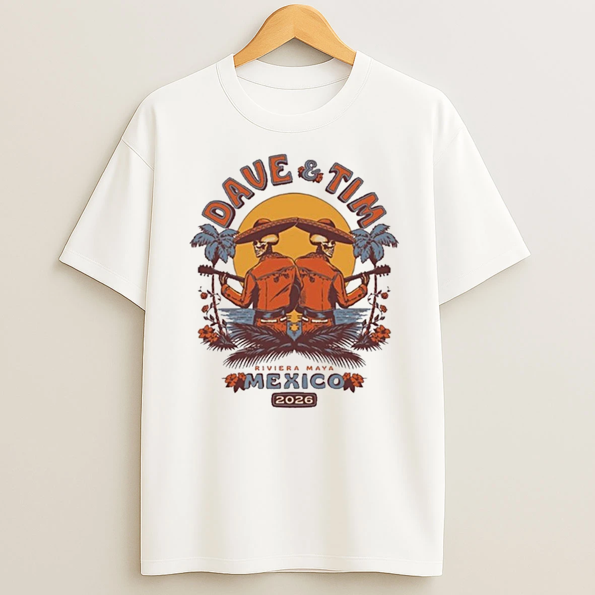 Dave Matthews And Tim Reynolds Mexico Concerts 2026 Skeletons Shirts