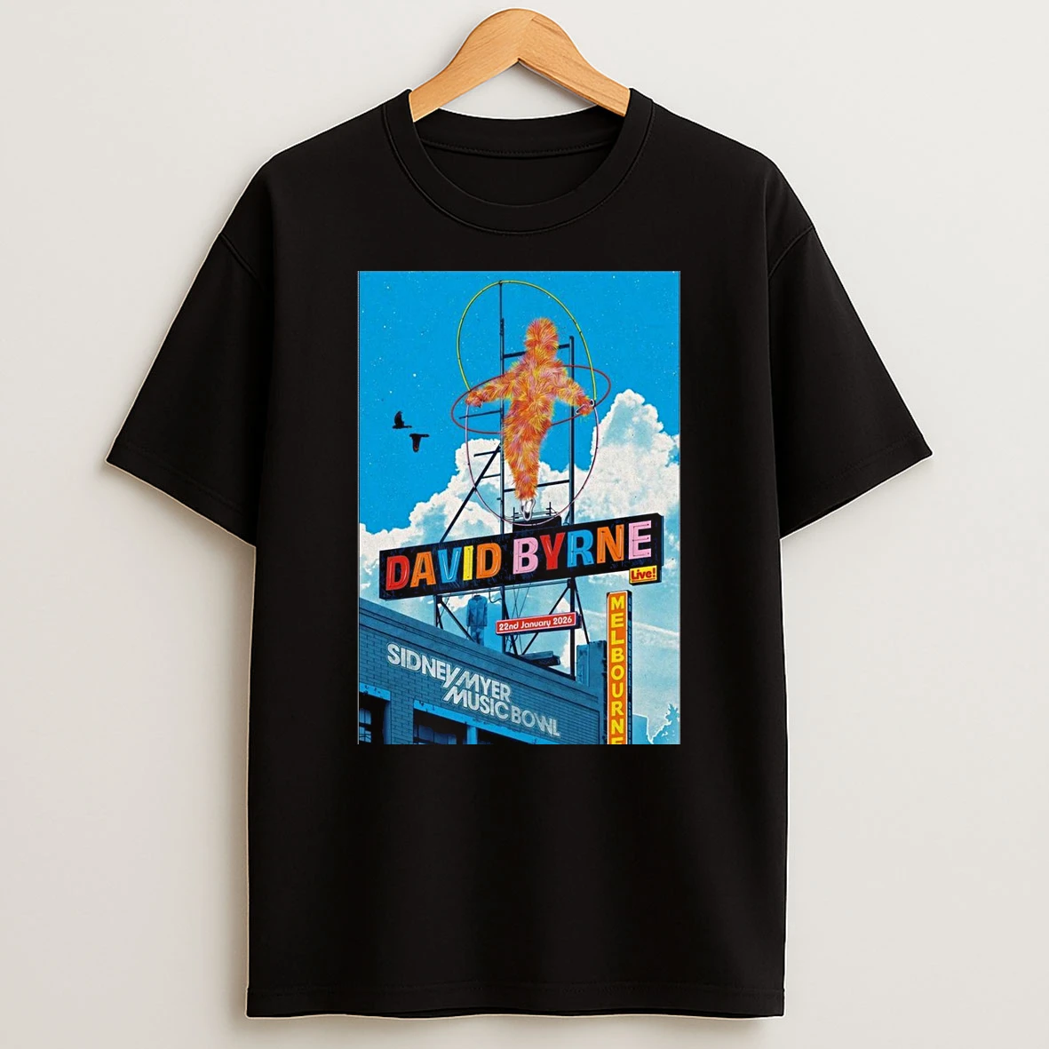 David Byrne Sidney Myer Music Show Melbourne Vic January 22 2026 Shirts