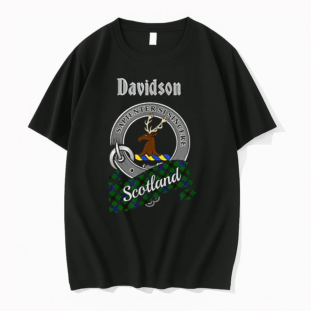 Davidson Scottish Clan Badge Tartan Shirts