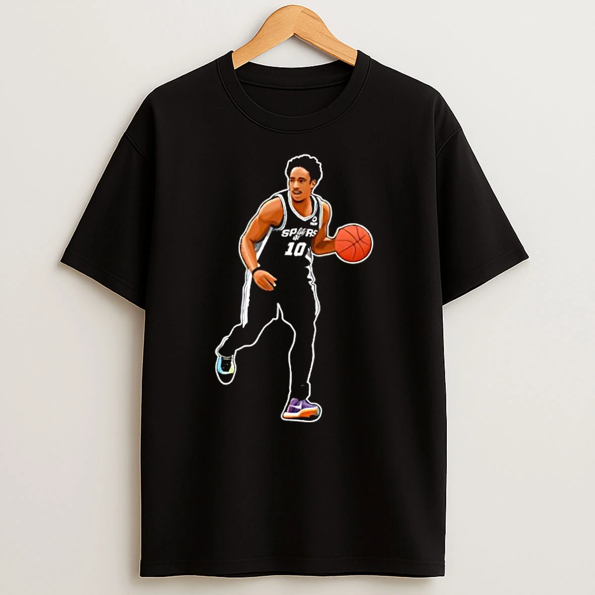 Demar Derozan Dribbles Basketball Player Shirts