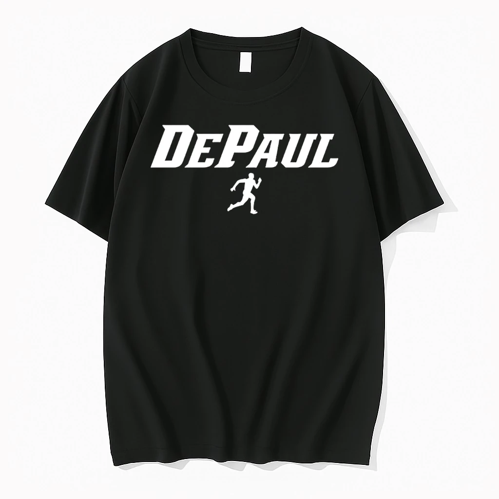 Depaul Blue Demons Track And Field Minimalist Logo Shirts