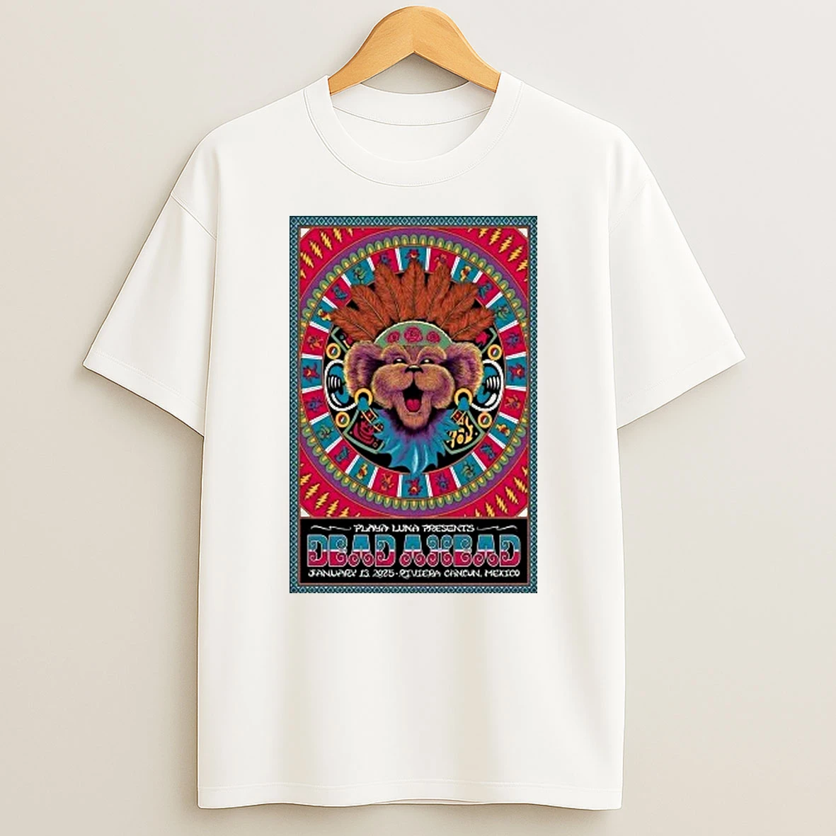 Dead And Company Jan 13 2025 Riviera Cancun Mexico Shirts