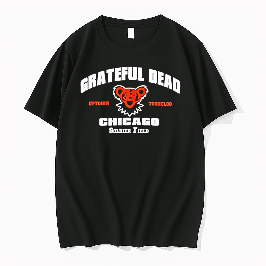 Dead Chicago Soldier Field 1995 Black Shirts