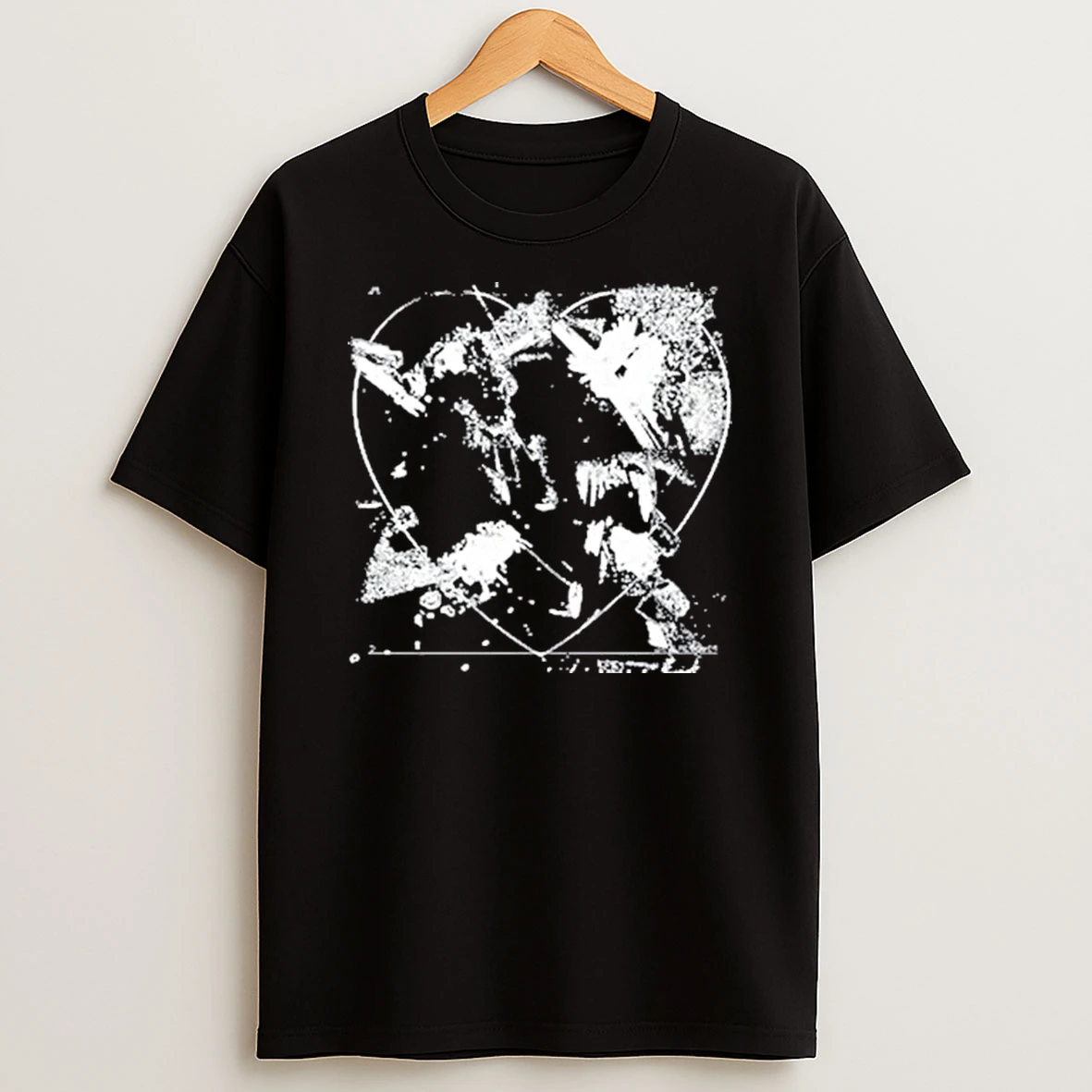 Deadair Jr Heart Black Shirts