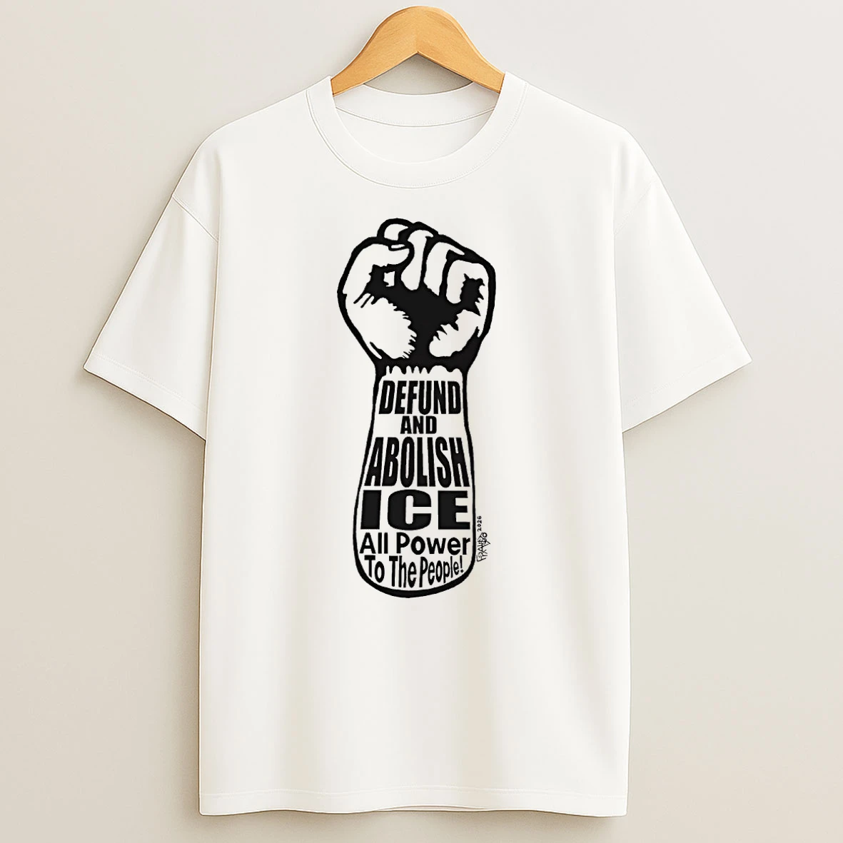 Defund And Abolish Ice All Power To The People 2026 Shirts