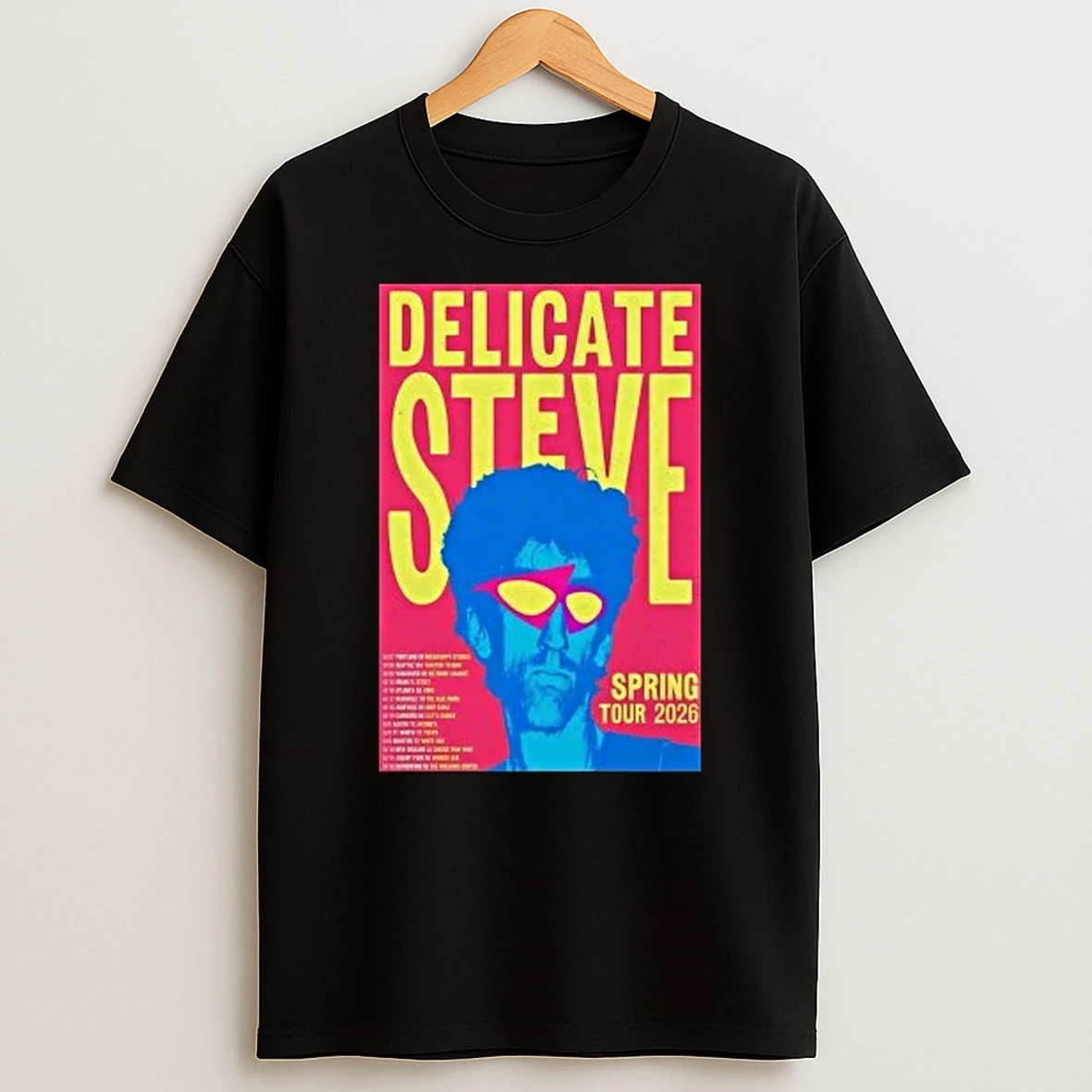 Delicate Steve Announces Spring Tour 2026 Shirts