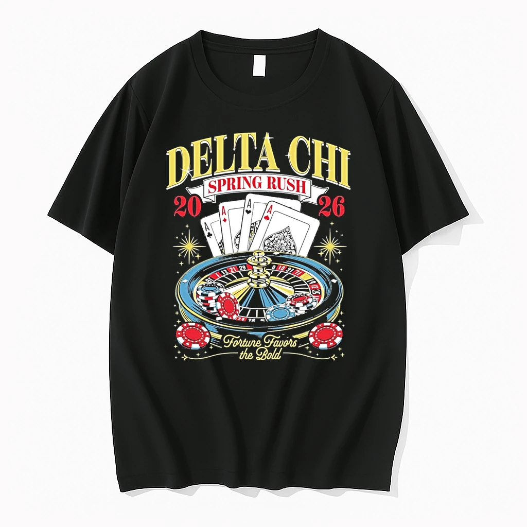 Delta Chi Spring Rush 2026 Fortune Favors The Bold Shirts