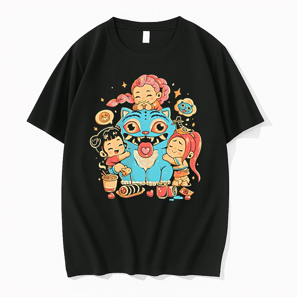 Demon Huggers Kpop Demon Hunters Cartoon Shirts