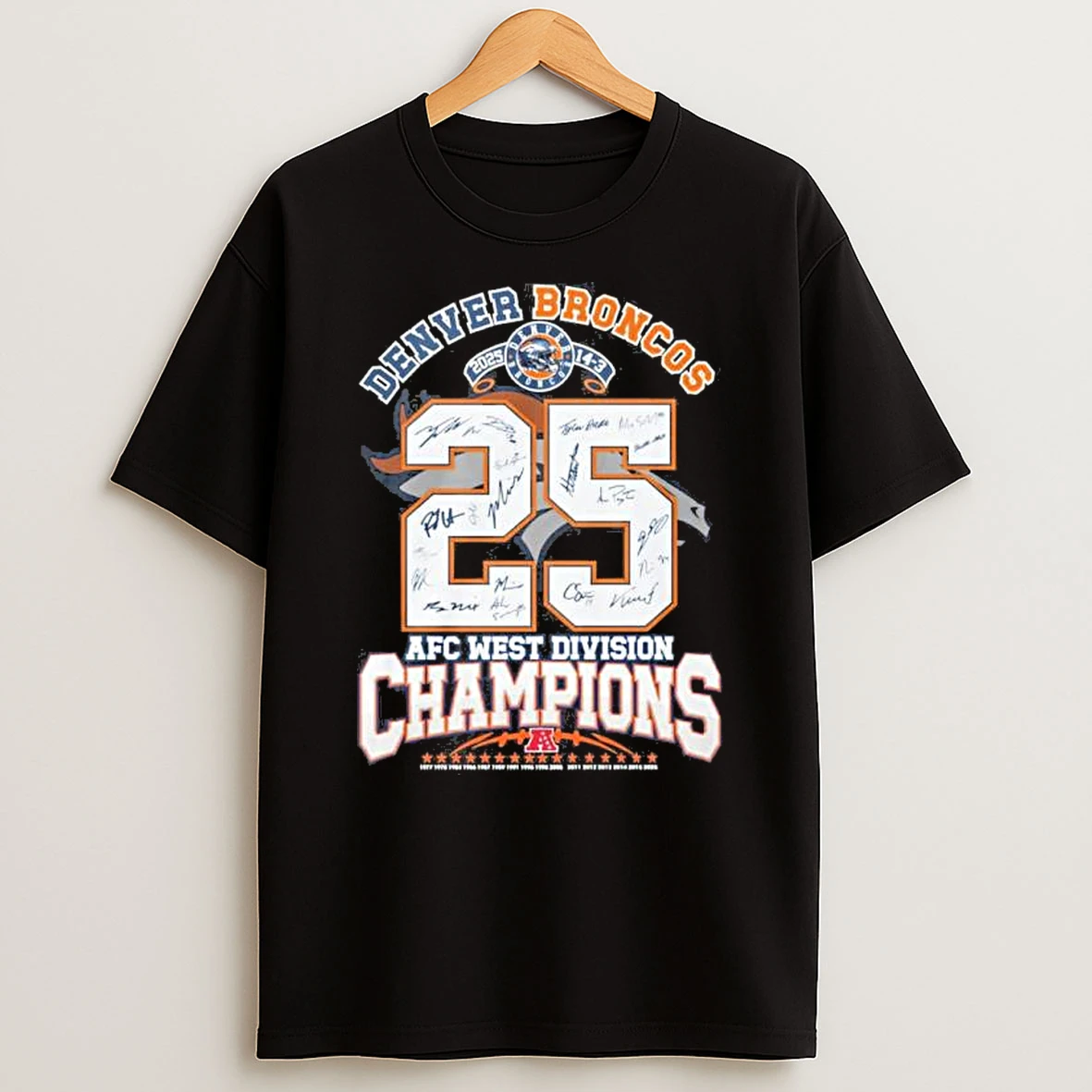 Denver Broncos 14 3 Afc West Division Champions Shirts