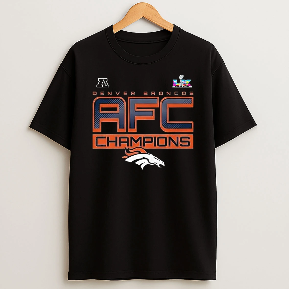 Denver Broncos 2025 Afc Champions Shirts