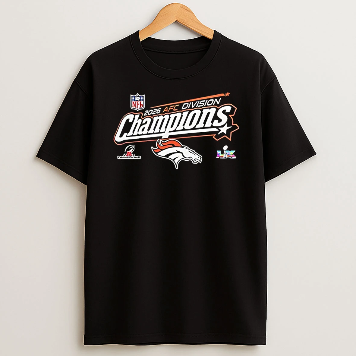 Denver Broncos 2026 Afc Divisional Champions Shirts