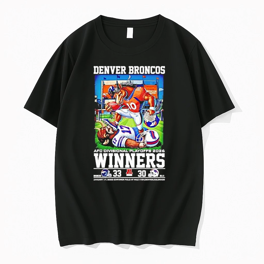Denver Broncos Afc Divisional Playoffs 2026 Winner Mascot Shirts