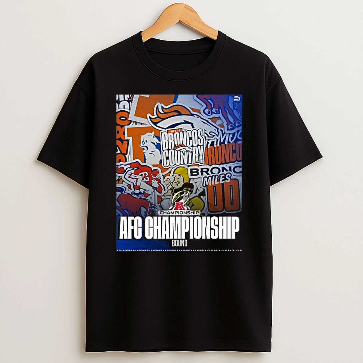 Denver Broncos Afc Football Championship Bound Shirts