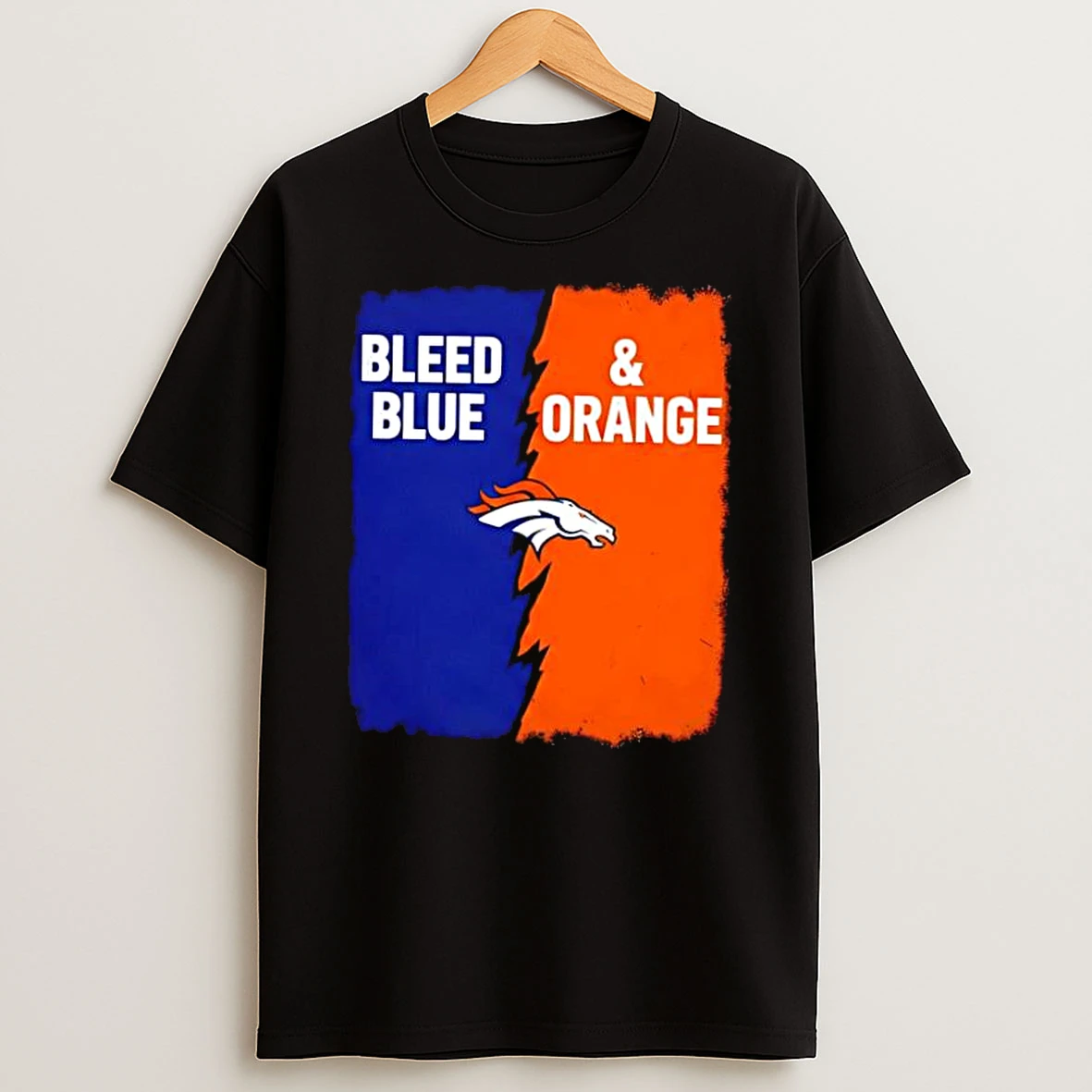 Denver Broncos Bleed Blue And Orange Shirts