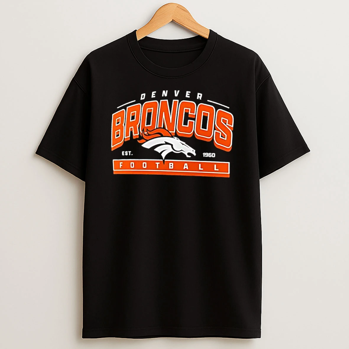 Denver Broncos Est 1960 Football Athletic Banner Shirts