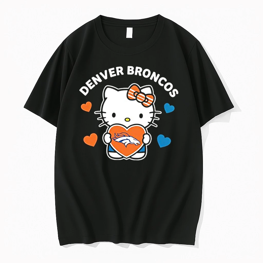 Denver Broncos Hello Kitty Valentine Cute 2026 Shirts